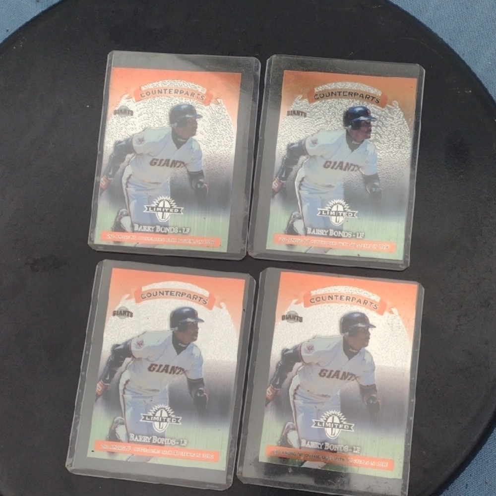 Barry Bonds Baseball Cards Set